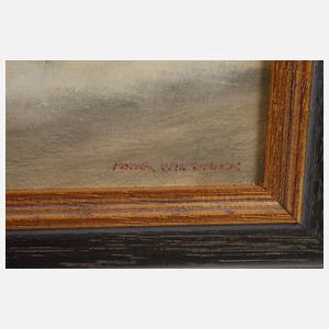 Peter van Beeck, ”Borgfelder Weide im Winter”