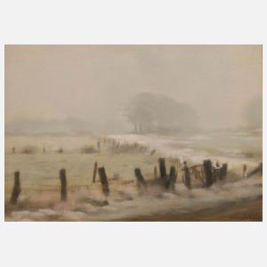 Peter van Beeck, ”Borgfelder Weide im Winter”