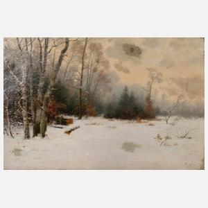 Albrecht Jahn, attr., ”Winterstimmung”