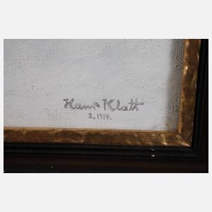 Hans Klatt, ”Aus dem Dischmatal bei Davos”