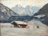 Prof. Peter Paul Müller, Winterliche Alpenlandschaft