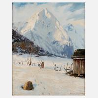 Hans Andreas Dahl, Verschneite Gebirgslandschaft111