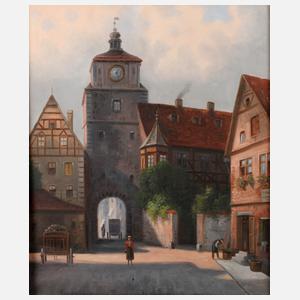 Hermann Klingsbögl, Ansicht Rothenburg ob der Tauber