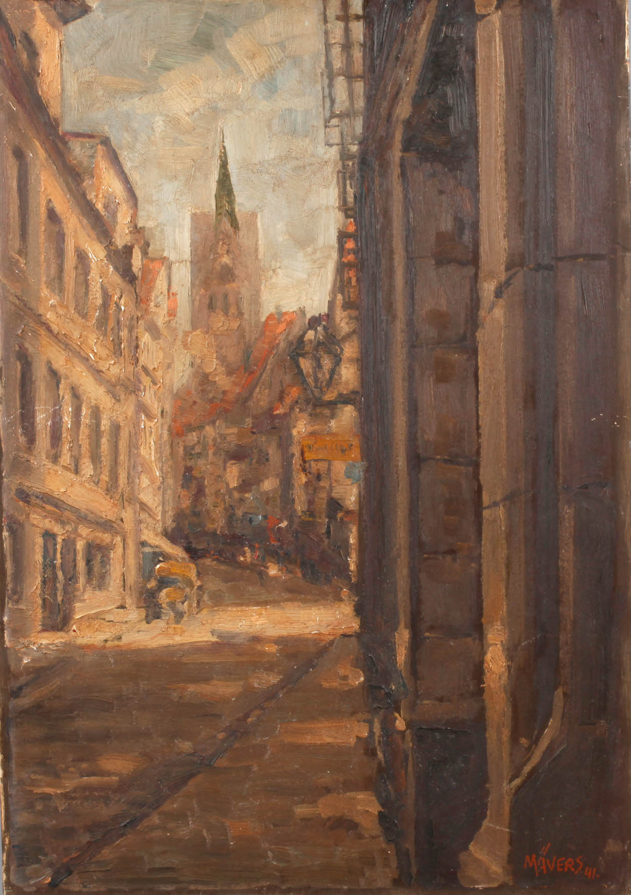 Alfred Mävers, ”Straße in Hannover”