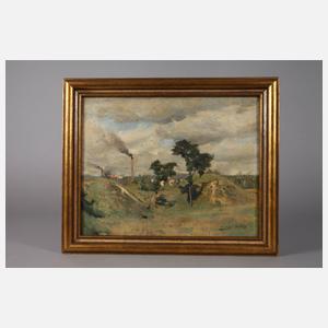 Alfred Smith, Frühlingslandschaft bei Paris