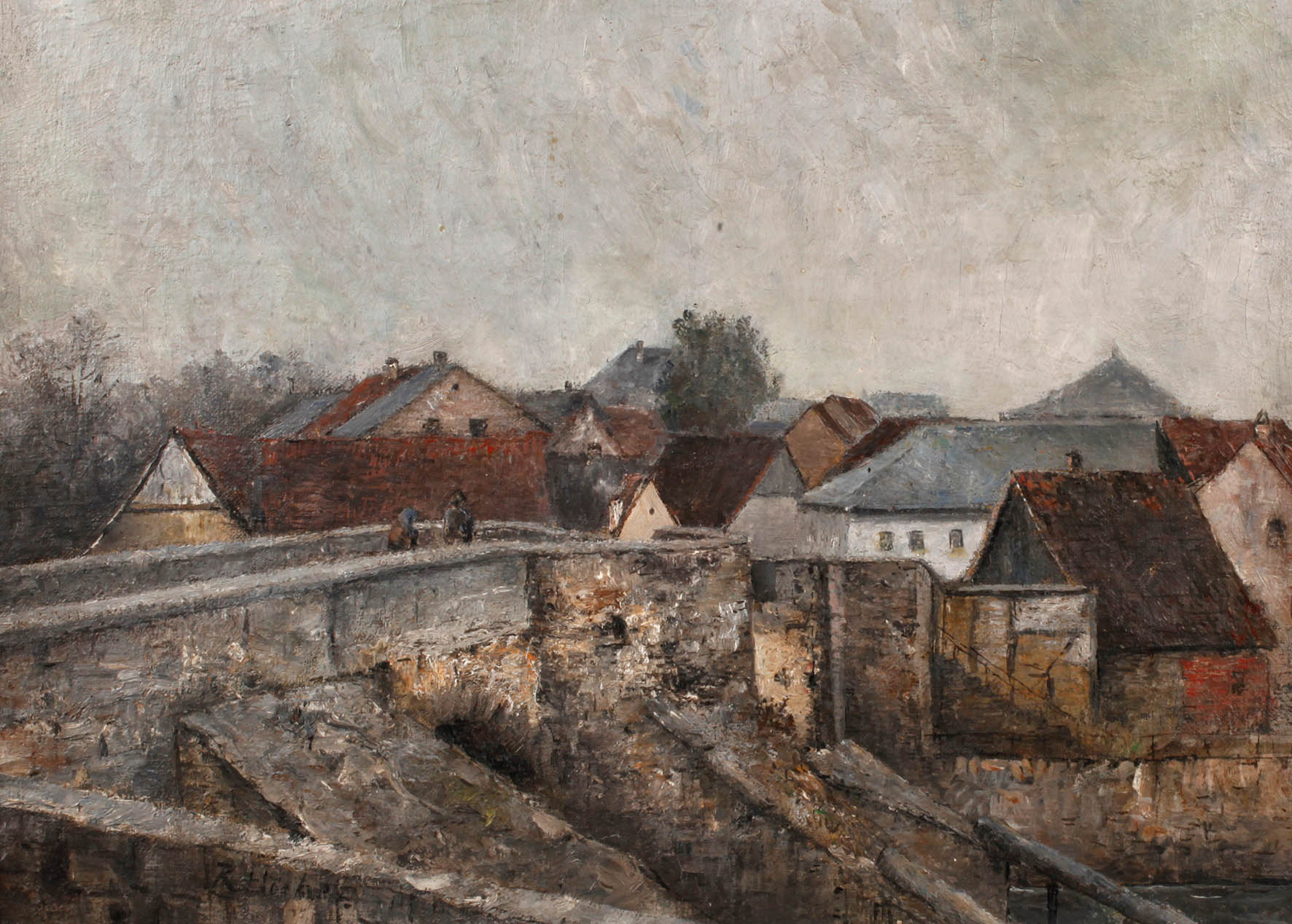 Rudolf Höckner, Alte Brücke in Saalfeld