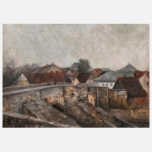 Rudolf Höckner, Alte Brücke in Saalfeld