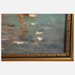 Mediterrane Küstenszene