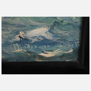 Heinz Mindermann, Segelschiffe auf hoher See