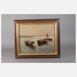 Pergall, Fischer vor der Küste