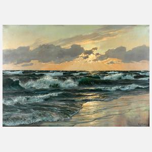 Patrick von Kalckreuth, Seestück im Sonnenuntergang