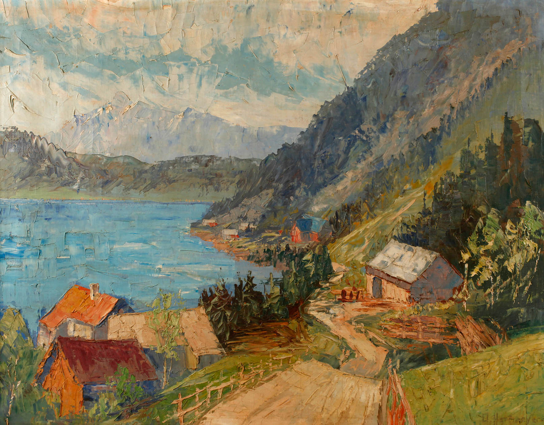 U. Hartmeyer, ”Ved Hardangerfjorden”
