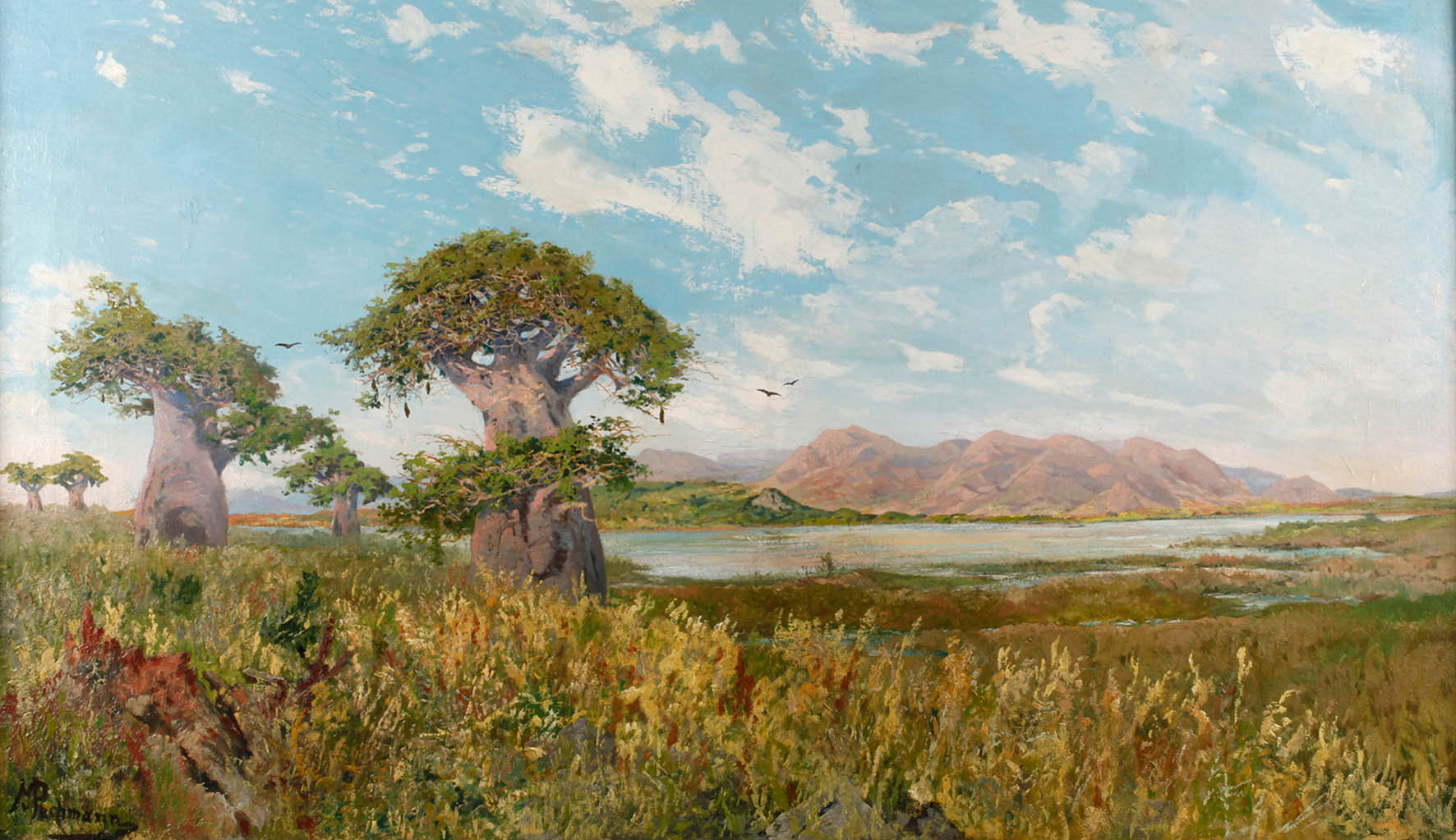 Max von Pechmann, Afrikanische Landschaft
