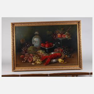 Luise Schröpler, Tafelstillleben mit Hummer