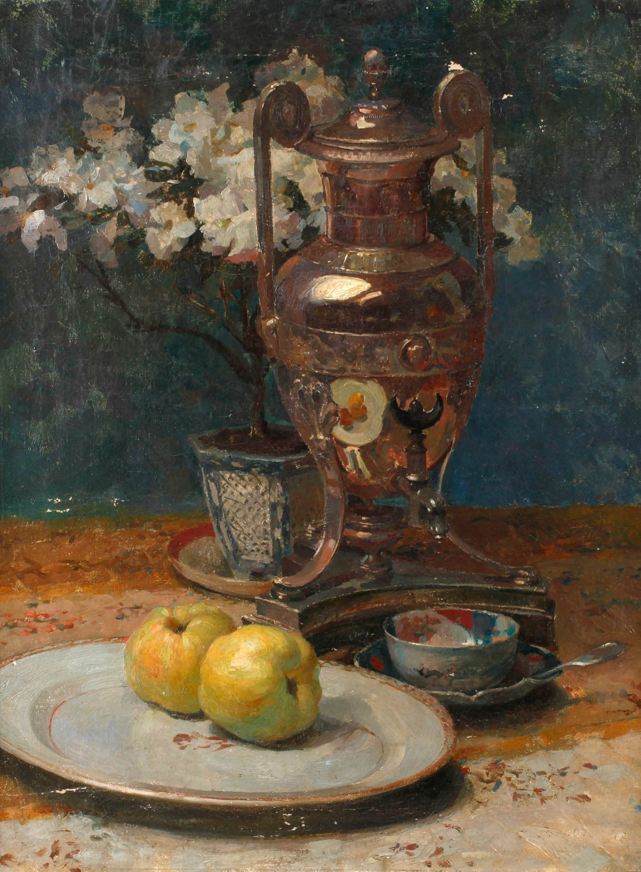 Stillleben mit Samowar