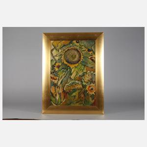 Prof. Julius Hüther, Sonnenblumen