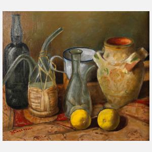 Ferruccio Pizzanelli, Stillleben mit Gefäßen