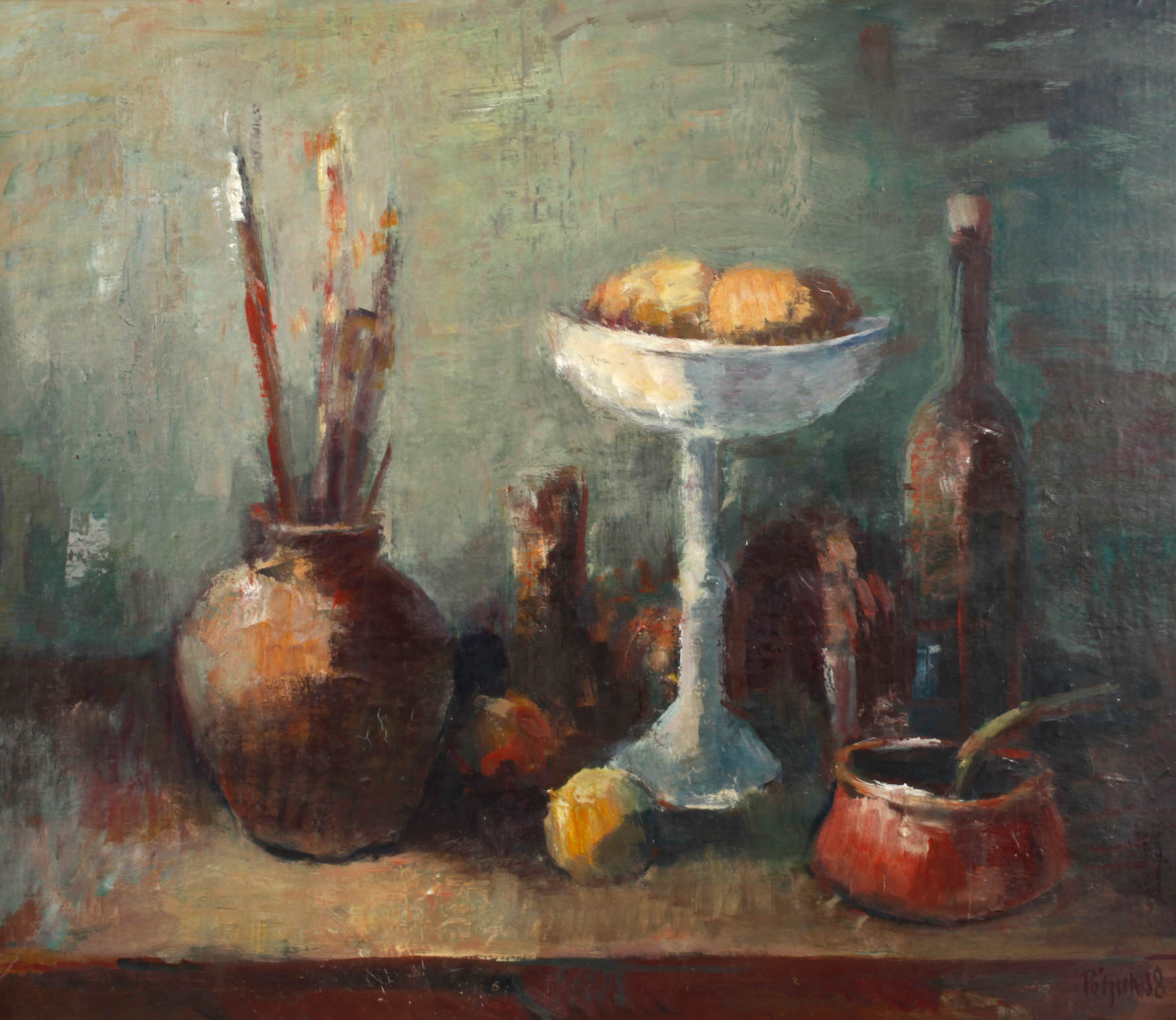 Gert Pötzschig, Atelierstillleben