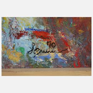 H. Bunn, Damenakt im Sessel