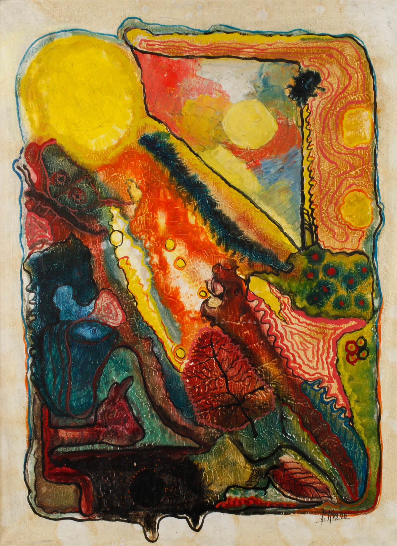 Julius Krohn, Fantasielandschaft