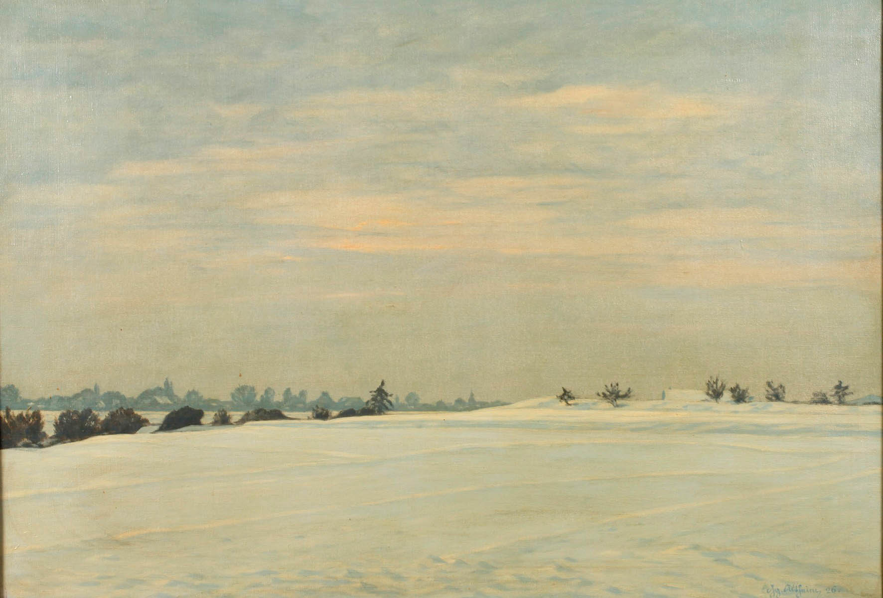 Georg Altheim, ”Schneelandschaft”