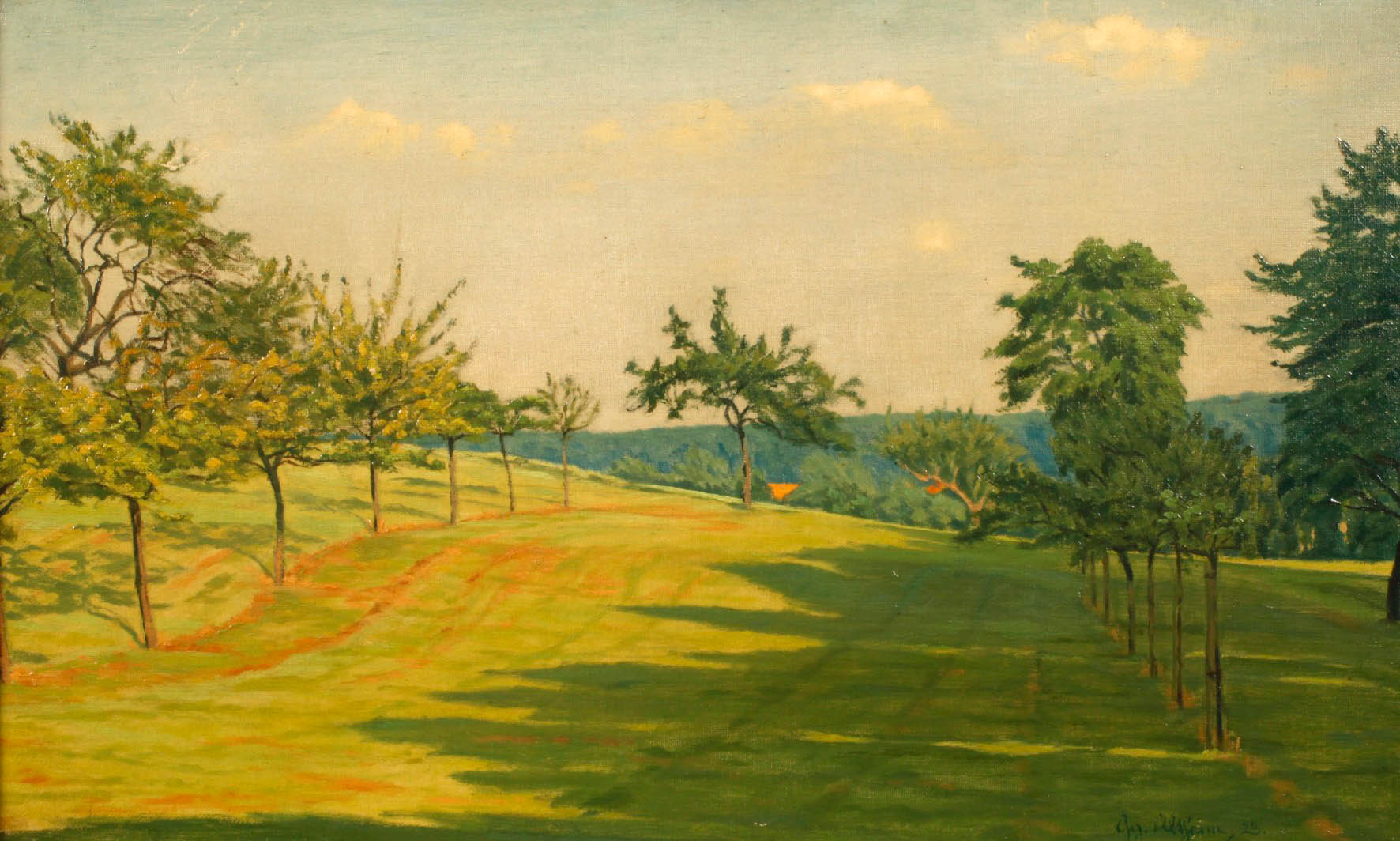 Georg Altheim, Frühling auf dem Land