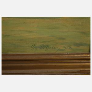 Georg Altheim, Landschaft im Morgengrauen