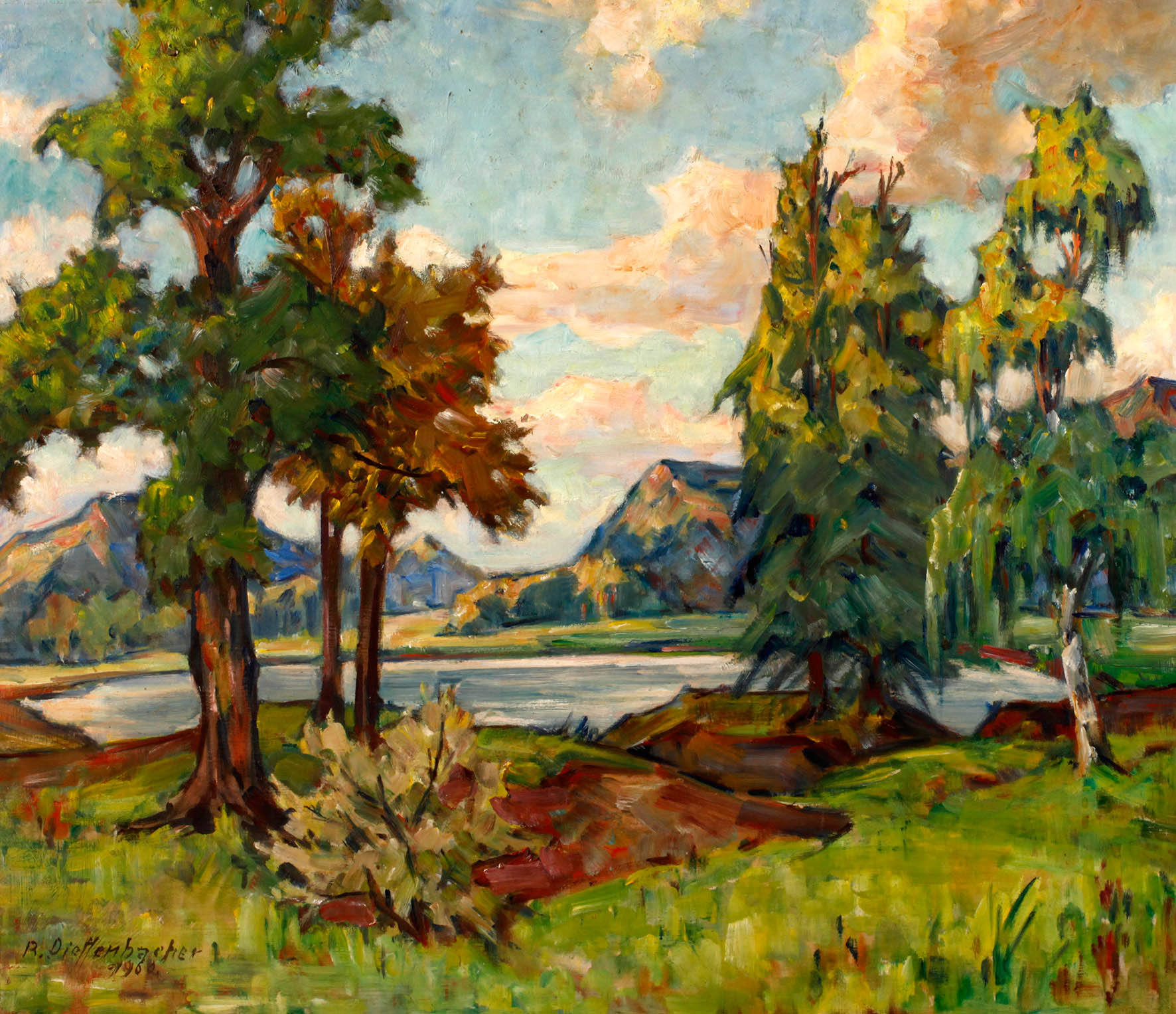 Reinhold Dieffenbacher, ”Bayerische Landschaft”