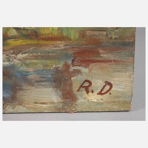 Reinhold Dieffenbacher, ”Kühe auf der Weide”