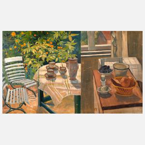 Otto Goller, Gartenstillleben