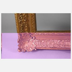 Prächtiger Historismus-Goldstuckrahmen um 1880