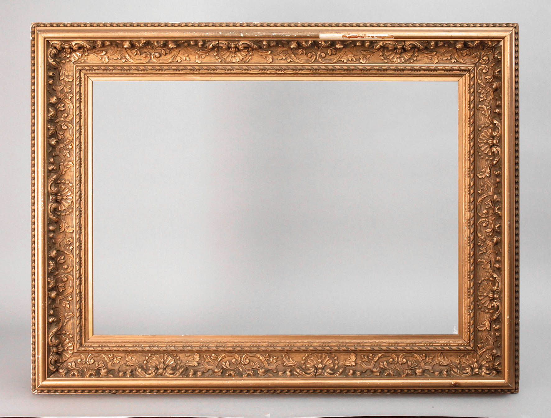 Prunkrahmen aus Goldstuckleiste um 1890