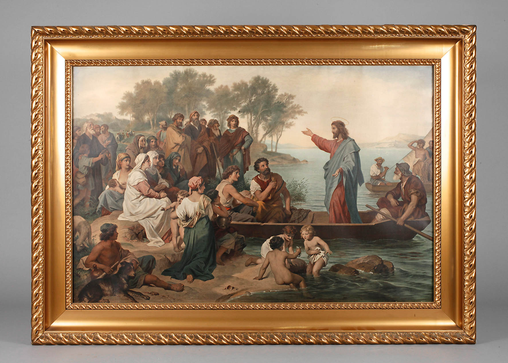 Großer Goldstuckrahmen