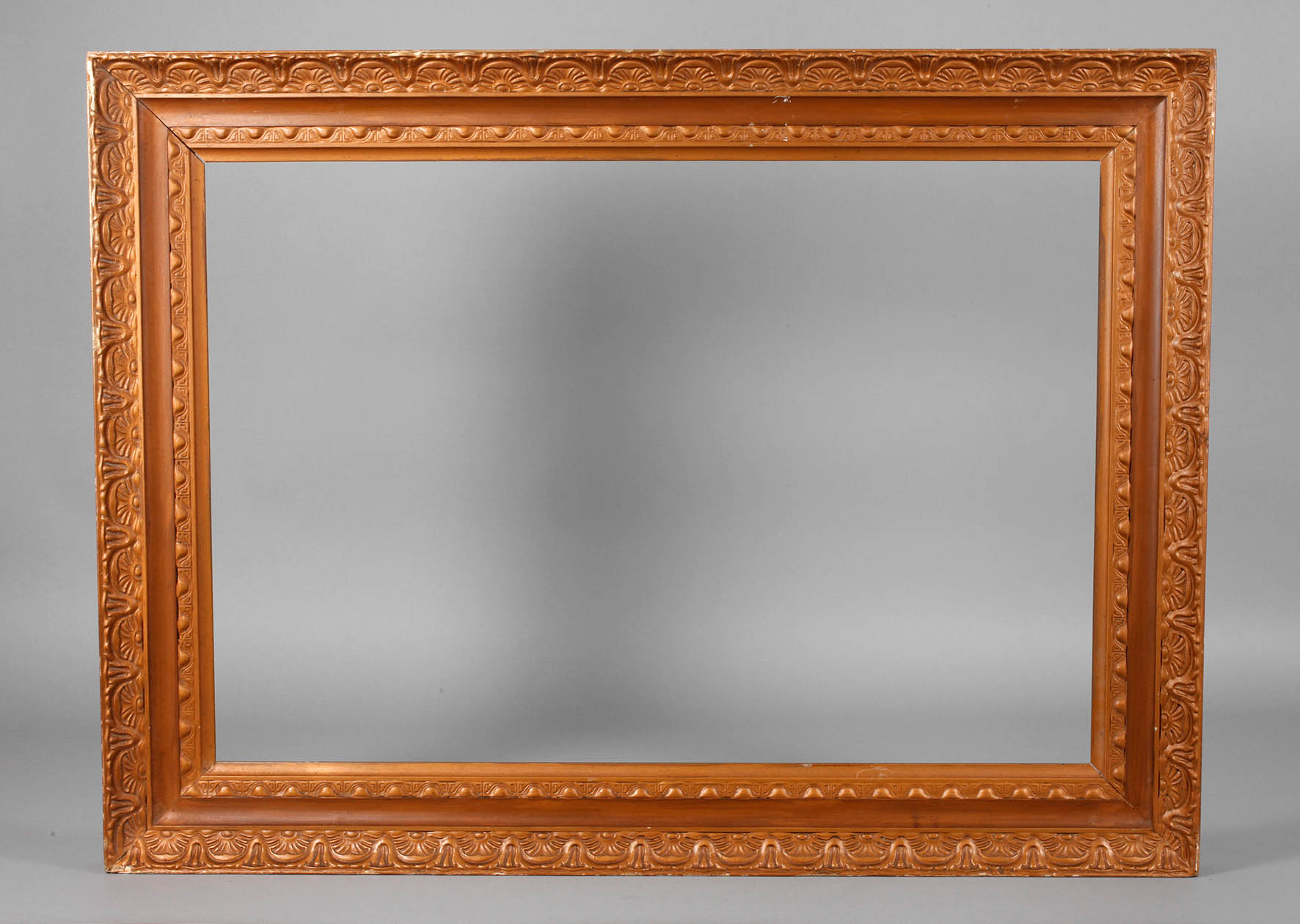 Goldbronzierte Stuckleiste um 1920