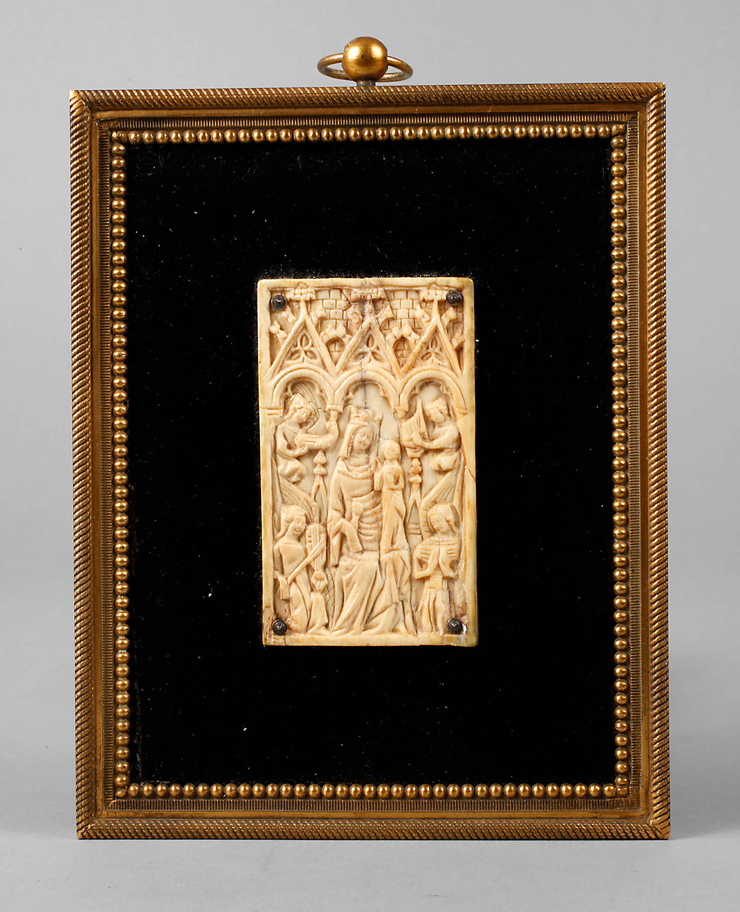 Miniaturrelief Elfenbein