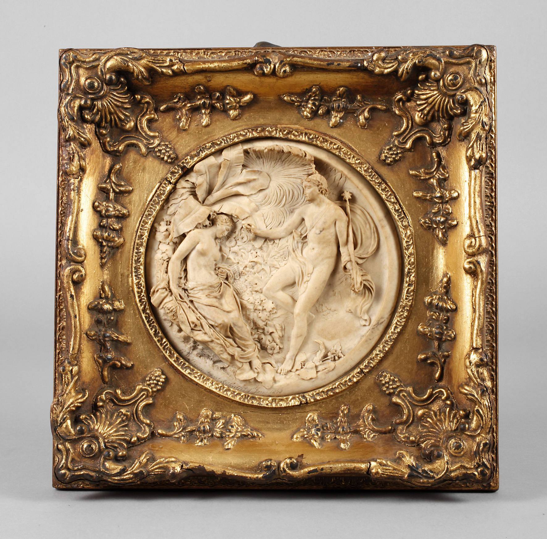 Marmorrelief nach Edward William Wyon