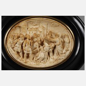 Zwei Meerschaumschnitzereien