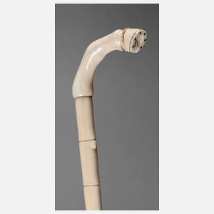 Flanierstock Elfenbein