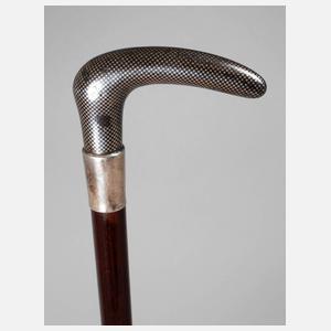 Spazierstock Silber