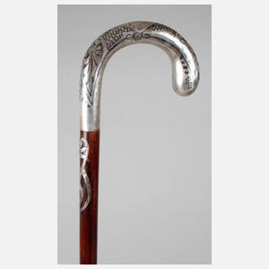 Spazierstock Silber