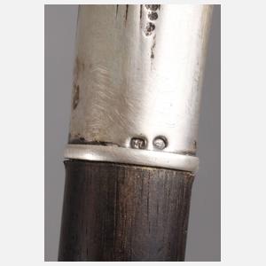 Spazierstock Silber