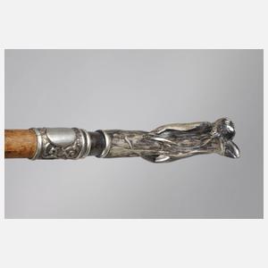 Spazierstock Silber