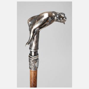 Spazierstock Silber
