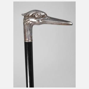 Spazierstock Silber
