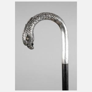 Spazierstock Silber