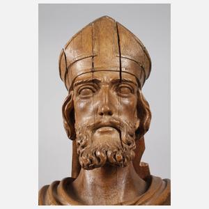 Geschnitzte Heiligenfigur