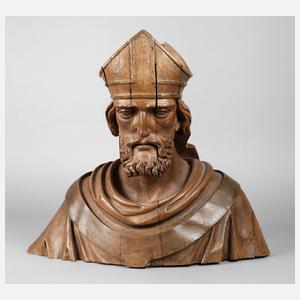 Geschnitzte Heiligenfigur