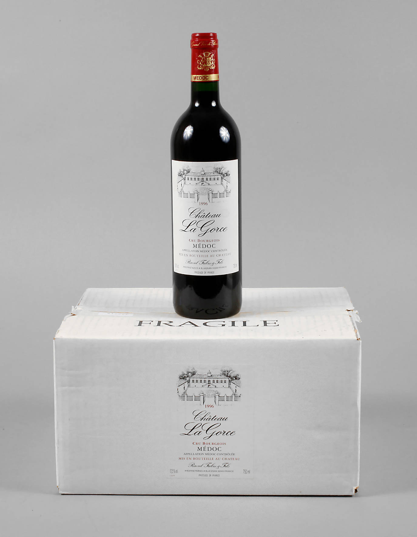 Sechs Flaschen ”Chateaux la Gorce”