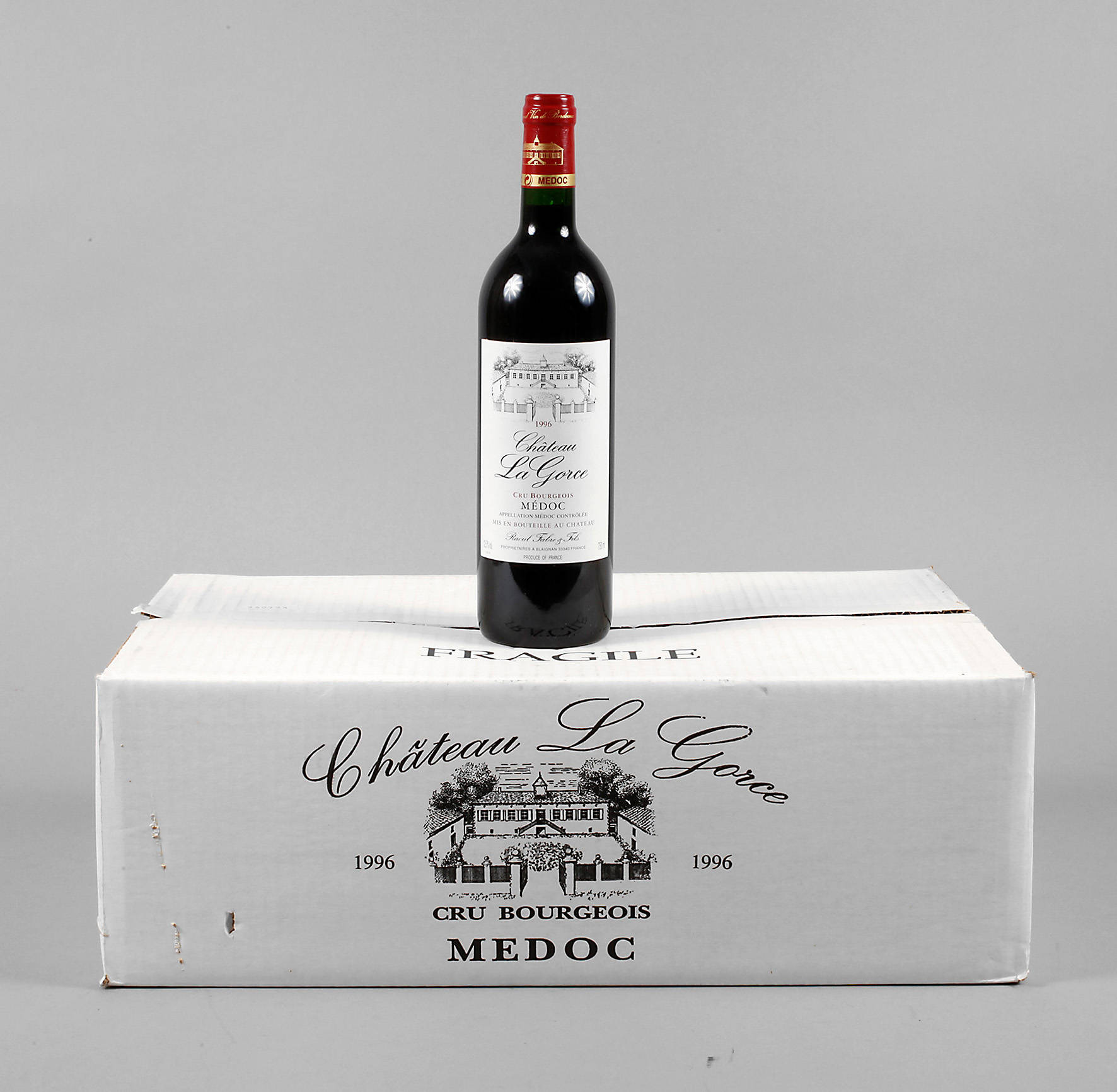 Zwölf Flaschen ”Chateaux la Gorce”
