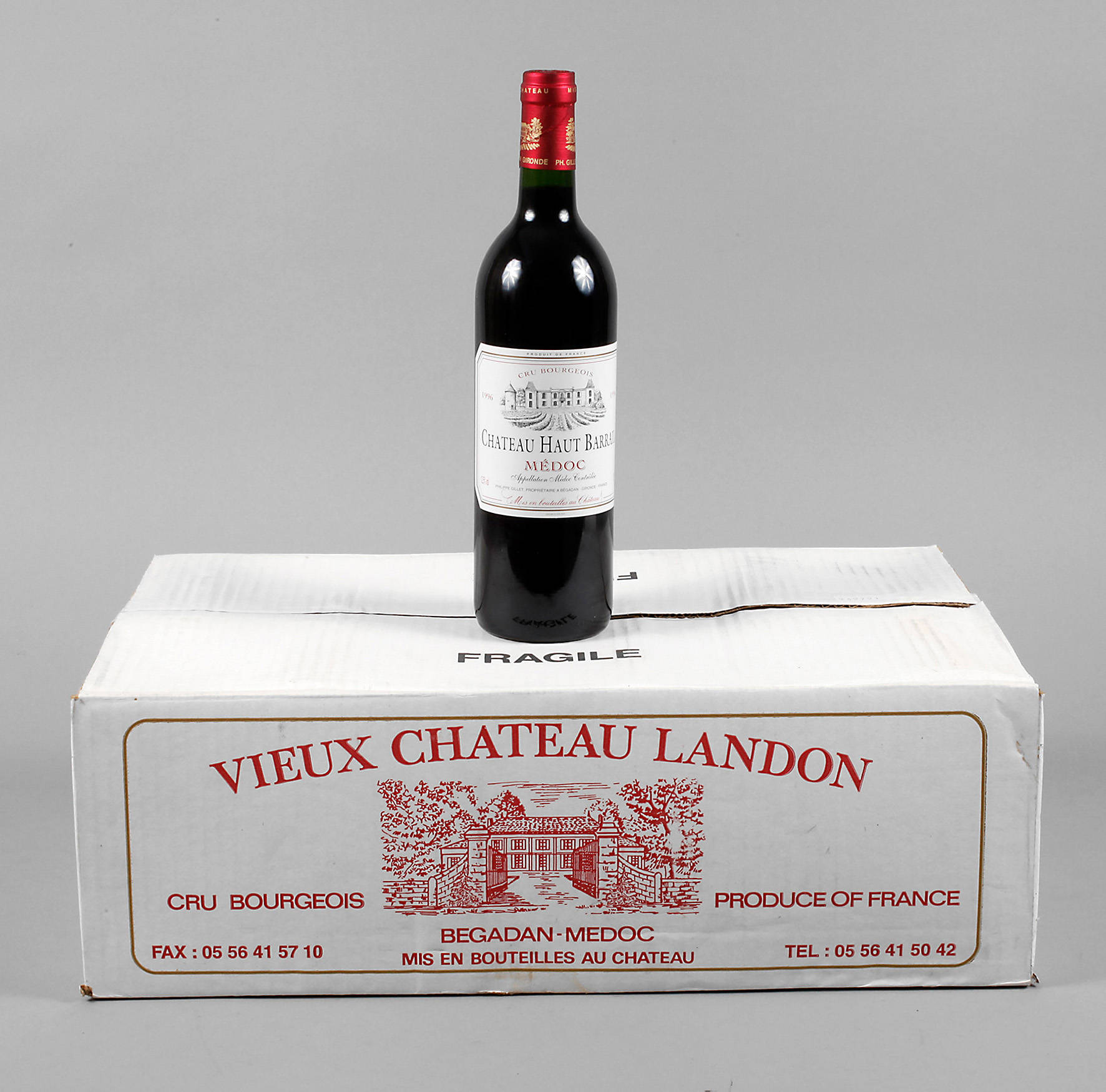 Zwölf Flaschen ”Vieux Chateaux Landon”